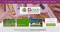 Desktop Screenshot of gozziconstructions.com